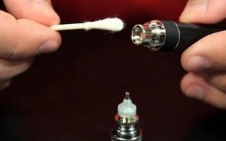Правильно промываем электронную сигарету от старой жидкости